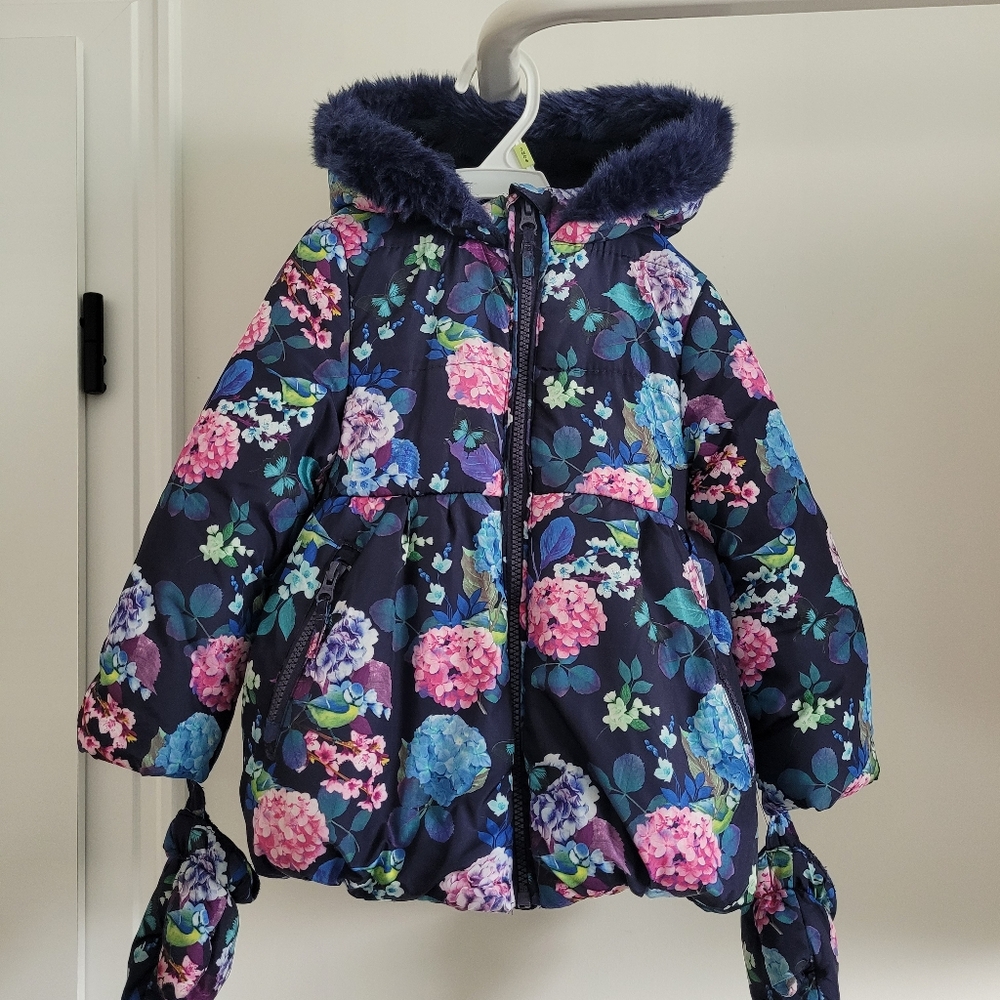 M & S Girl Coat Jacket 2-3 Years